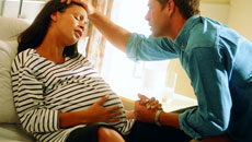 Начало первой стадии родов